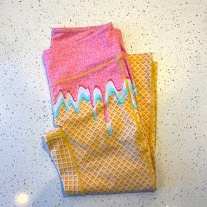 Ice Cream Cone Leggings